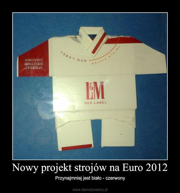 Nowy projekt strojów na Euro 2012 – Przynajmniej jest biało - czerwony 