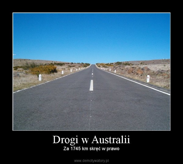 Drogi w Australii – Za 1745 km skręć w prawo 