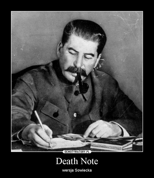 Death Note – wersja Sowiecka 