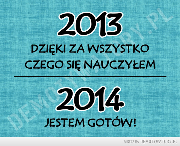 Stary i nowy rok: –  