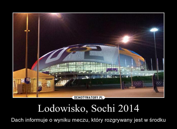 Lodowisko, Sochi 2014