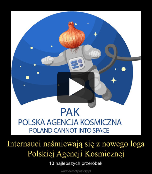 Internauci naśmiewają się z nowego loga Polskiej Agencji Kosmicznej – 13 najlepszych przeróbek 