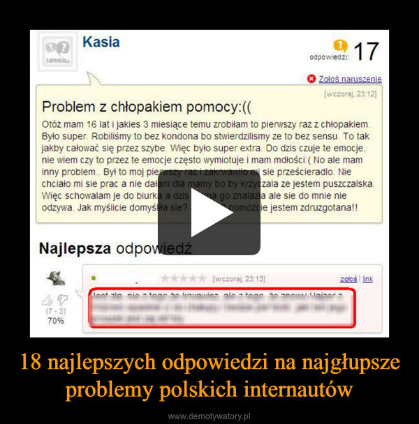 18 najlepszych odpowiedzi na najgłupsze problemy polskich internautów –  