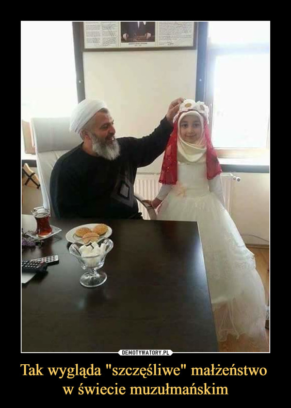 Tak wygląda "szczęśliwe" małżeństwo w świecie muzułmańskim –  
