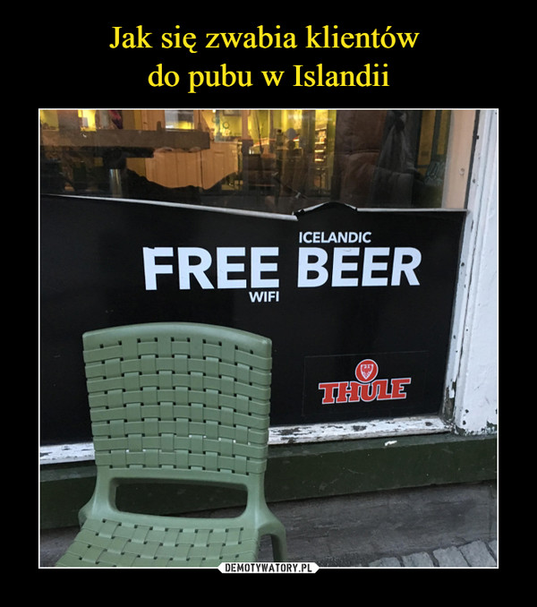  –  free wifi icelandic beer