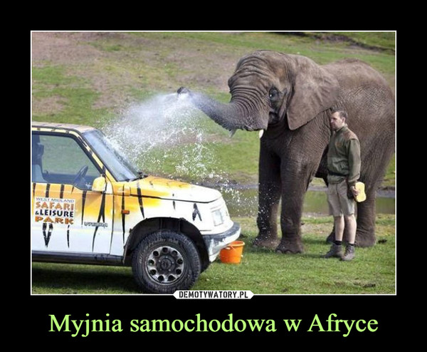 Myjnia samochodowa w Afryce –  