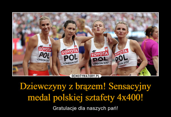 Dziewczyny z brązem! Sensacyjny medal polskiej sztafety 4x400!