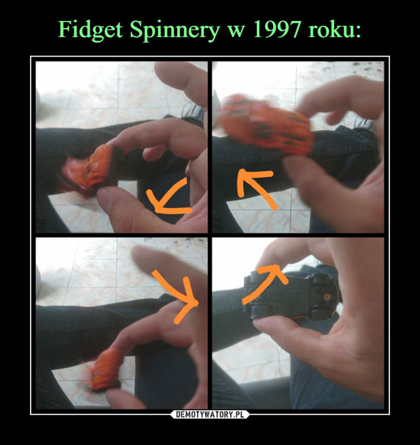 Fidget Spinnery w 1997 roku: