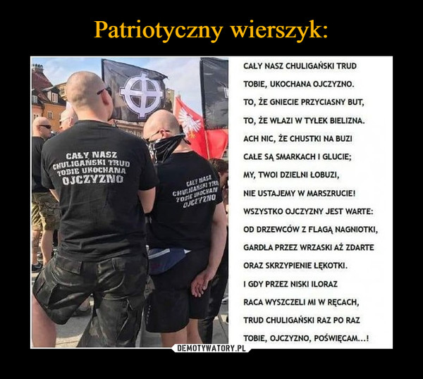Patriotyczny wierszyk: