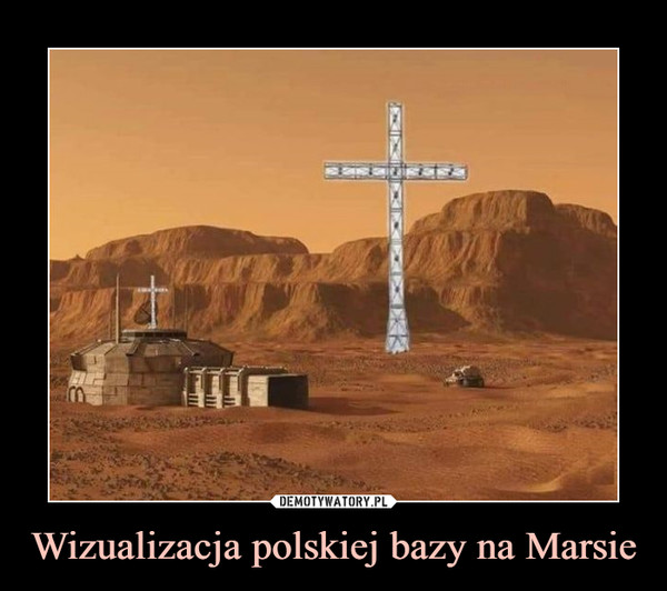 Wizualizacja polskiej bazy na Marsie –  