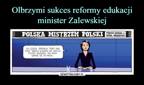 Olbrzymi sukces reformy edukacji minister Zalewskiej