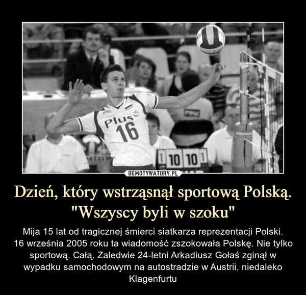 Dzień, który wstrząsnął sportową Polską. "Wszyscy byli w szoku"