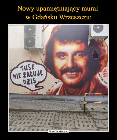 Nowy upamiętniający mural 
w Gdańsku Wrzeszczu: