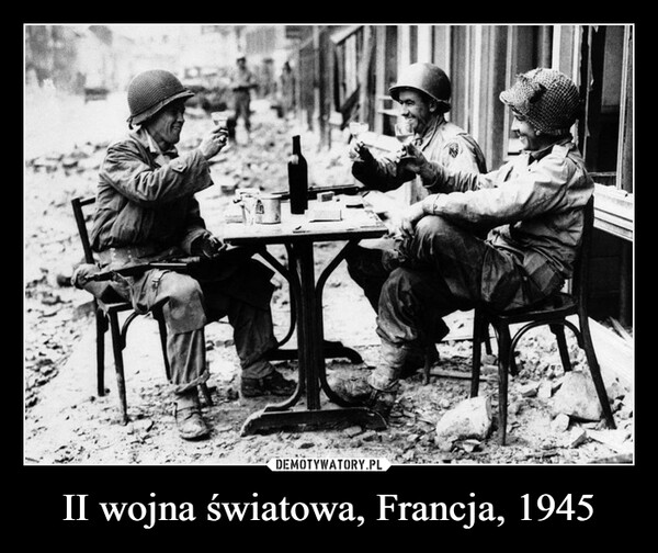 II wojna światowa, Francja, 1945 –  