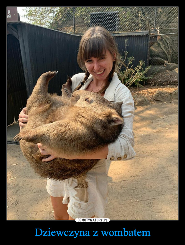 Dziewczyna z wombatem –  