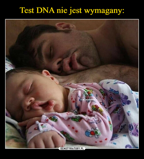 Test DNA nie jest wymagany: