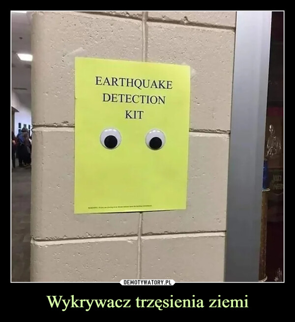 Wykrywacz trzęsienia ziemi –  Earthquake detection kit