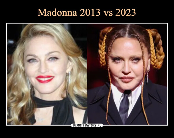 Madonna 2013 vs 2023