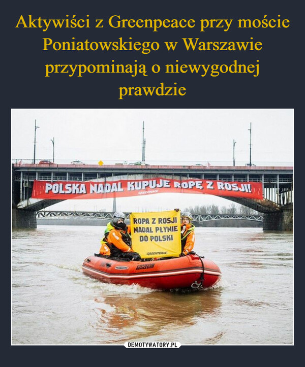  –  polska nadal kupuje ropę z rosjiropa z rosji nadal płynie do polski