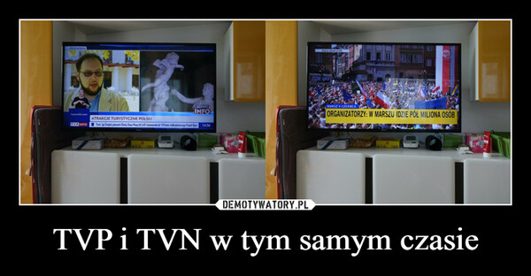 TVP i TVN w tym samym czasie