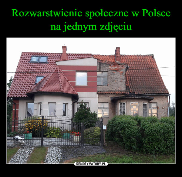 Rozwarstwienie społeczne w Polsce
na jednym zdjęciu