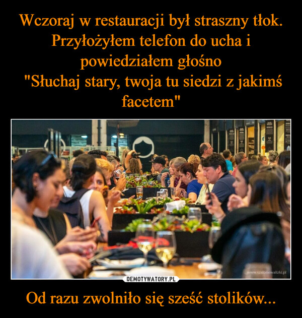 Od razu zwolniło się sześć stolików... –  Owww.szalonewalizki.pl
