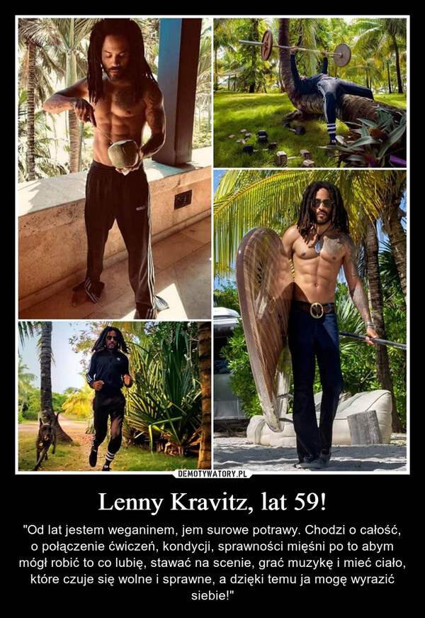 Lenny Kravitz, lat 59!